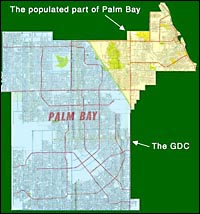 Map of Palm Bay